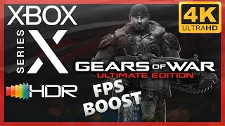 [4K/HDR] Gears of War : Ultimate Edition / Xbox Series X Gameplay / FPS Boost 60fps !