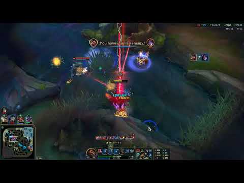 When your bot lane is inting so you have to be a hero