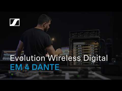 Now Available: Evolution Wireless Digital EM 4 Dante | Sennheiser