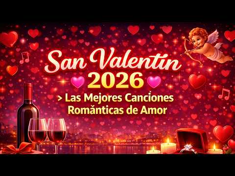 San Valentín 2026 💕 Las Mejores Canciones Románticas de Amor 💖 Valentine's Day