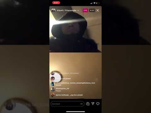 757 Gunsmoke (RIP) last live before being killed w/ Faceworld lil Pat