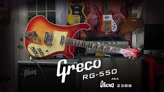 Video thumbnail for 1977 Greco RG 550 aka Ibanez 2388 Massif 4 horseman by Art, Cars and Guitars -Scott M Fischer