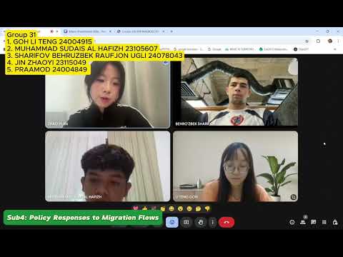 Group 31 EIA1009 Macroeconomics Group Discussion Video