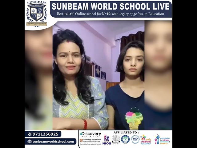 Witness the genuine joy and satisfaction of parents admiration for Sunbeam World School.