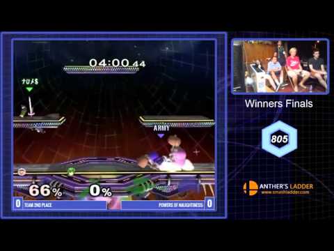 Melee @ Michael's #2: Doubles Winners Finals - T2P (Ice Climbers/Luigi) vs TPON:R (Marth/Fox)