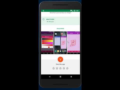 NotePad Colored Stick&Widget video thumbnail