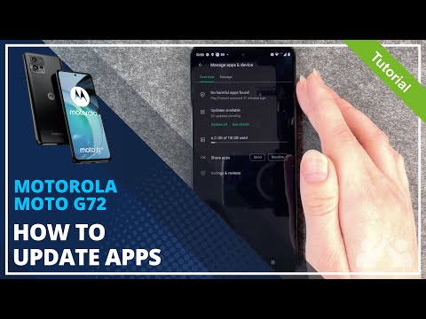 Motorola moto g72 - How to update the apps • 📱 • 👨🏼‍💻 • 🔄 • Tutorial