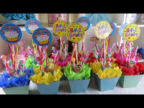 Make 10 birthday centerpieces for just $25