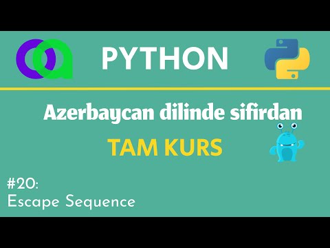 OZUNET Python Dersleri #20 Escape Sequance