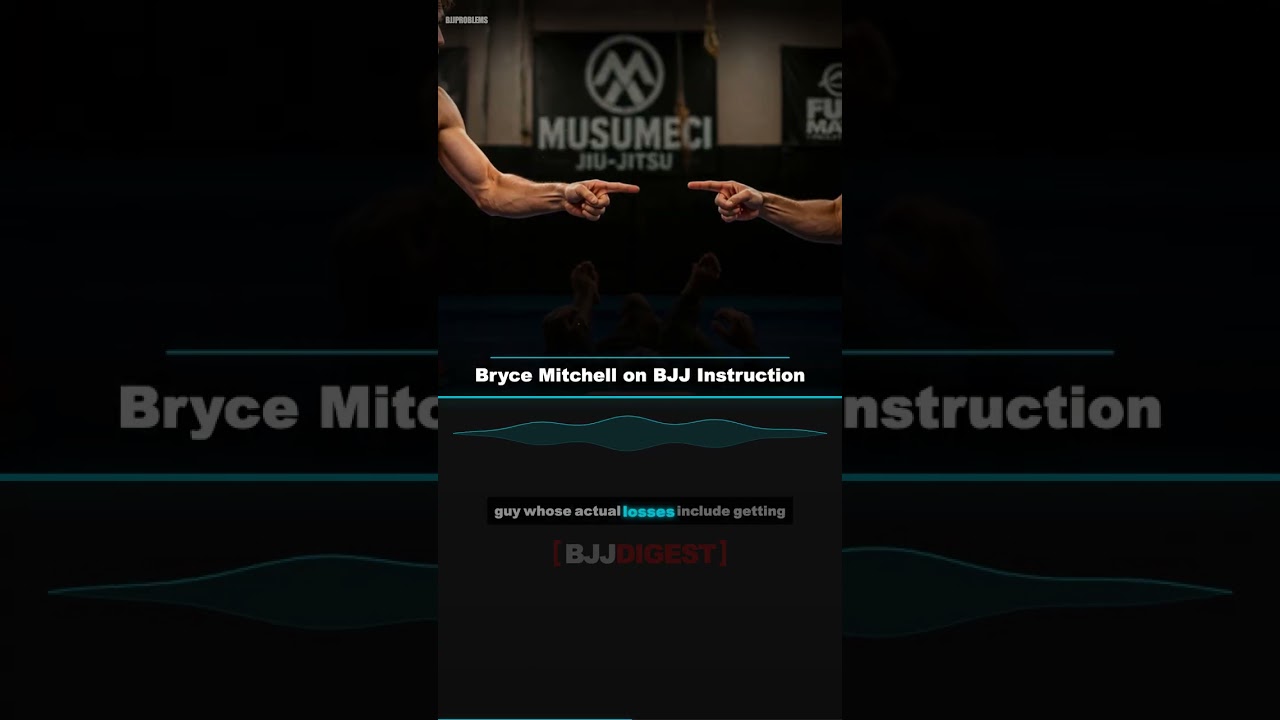 Bryce Mitchell's Hot Take on BJJ Technique #Shorts