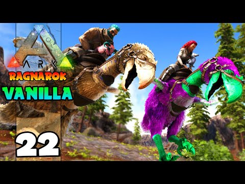 DOMANDO AS AVES DO TERROR ( TERROR BIRD)!!! ARK: RAGNAROK (VANILLA) 22