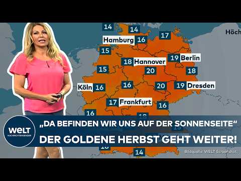 WETTER IN DEUTSCHLAND: Köln wärmer als Paris, Madrid und Athen! Der goldene Herbst geht weiter