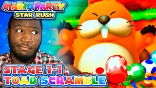 "I DON'T NEED NO SQUAD!" | Mario Party Star Rush - World 1-1 (Toad Scramble)