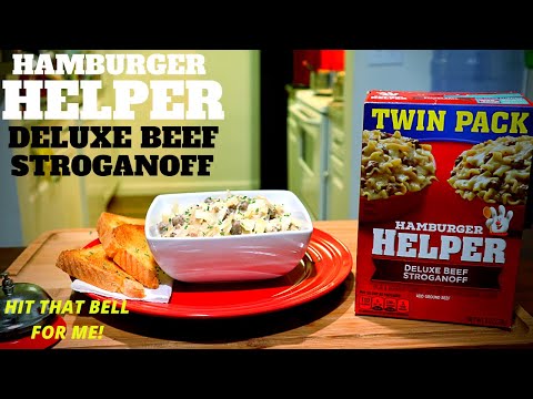 HAMBURGER HELPER | HOWTO MAKE DELUXE BEEF STROGANOFF...