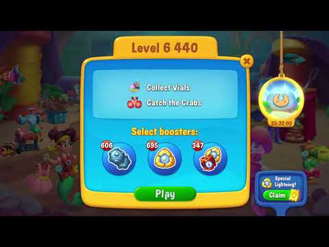 Fishdom 6440 Level - 19 moves - NO BooSTERS