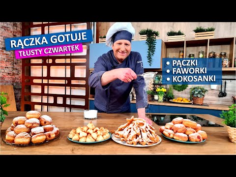 Rączka gotuje: PĄCZKI, FAWORKI, KOKOSANKI