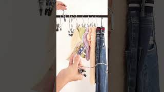 Vešiak s klipom na oblečenie, šedý, 5ks