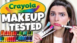 Testing CRAYOLA MAKEUP - Honest Review