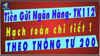 Dịch vụ kế toán thuế | Hướng Dẫn Kế toán tiền gửi ngân hàng theo thông tư 200 điều 13
