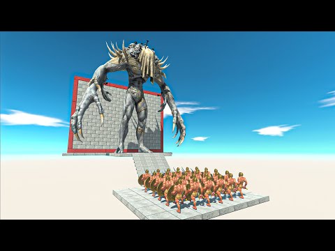 Achilles Army Vs Giant Units - Animal Revolt Battle Simulator