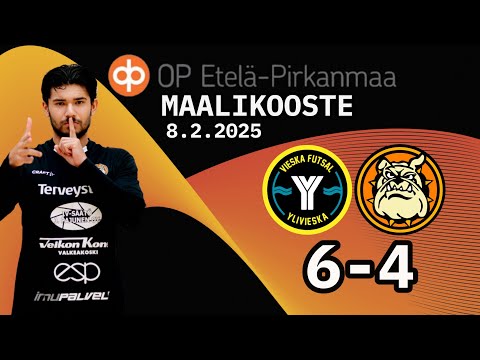 Maalikooste 8.2.2025 Vieska Futsal - Futsal Mad Max 6-4