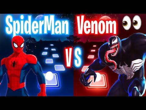 Spider-Man Sunflower Song VS Venom Song | Tiles Hop VS Magic Tiles 3