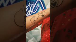 Name with Infinity tattoo ideas