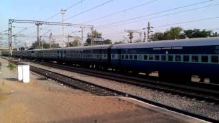 preview picture of video 'Konark express at Sanathnagar station'