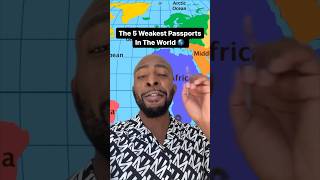The weakest passports in the world 🌎✈️ #Travel #passport #traveltiktok