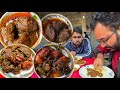 Eating Lunch Rice Spicy Meat Curry Shrimp Gravy With Friends At Golam Hotel Enayetpur