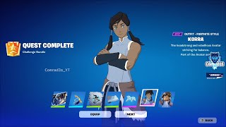 Fortnite Complete Page 1 Quests - How to EASILY unlock Korra Skin in Fortnite