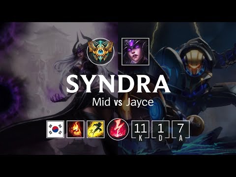 Syndra Mid vs Jayce - KR Challenger Patch 8.20