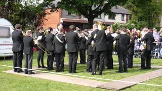 preview picture of video 'Delph Youth Brass Band play at the Greenfield contest on Whit Friday 2012'