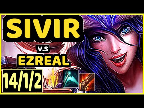 EVANRL (SIVIR) vs EZREAL - 14/1/2 KDA BOTTOM ADC CHALLENGER GAMEPLAY - NA