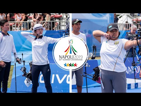 Korea v Kazakhstan – compound mixed team bronze | Napoli 2019 Universiade