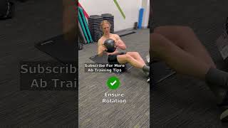 Avoid This Russian Twist Mistake #abs