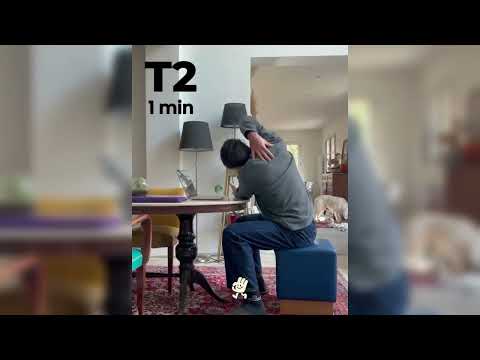 Exercice T2 — L’aiguille assis, rotation thoracique