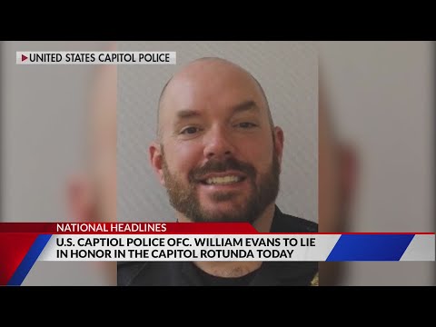 Police officer killed in Capitol car attack will lie in honor Tuesday