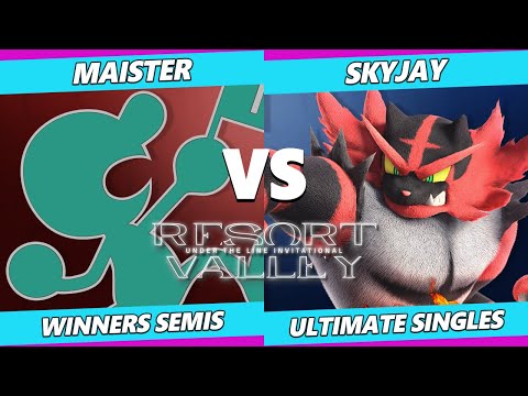 Resort Valley Winners Semis - Maister (Game & Watch) Vs. Skyjay (Incineroar) SSBU Ultimate