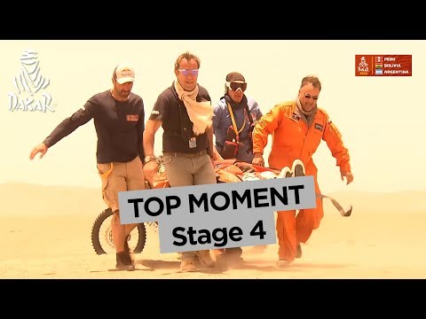 Top Moment - Sam Sunderland is out - Stage 4 - Dakar 2018