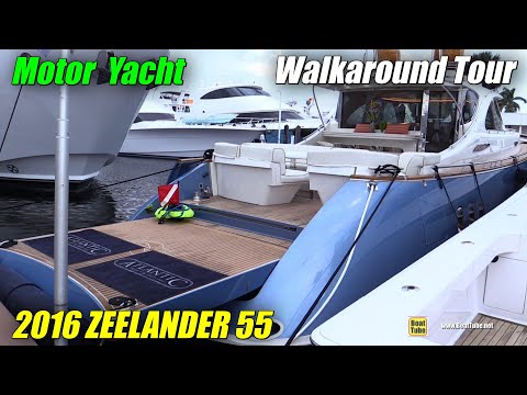 2016 Zeelander 55 Motor Yacht Walkaround Tour - 2020 Fort Lauderdale Boat Show