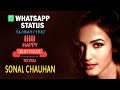 Sonal Chauhan Hot Birthday Whatsapp Status Full Screen Latest HD Video Legs Navel