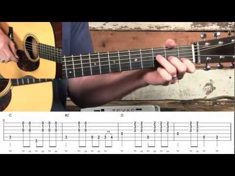 Guitar Rhythm Bag O' Licks C to D Chord Transitions!