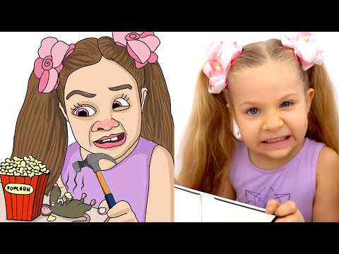 Diana Roma and sweetest stories - funny cartoon drawing meme 😂