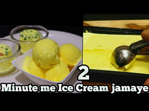 सिर्फ 2 मिनट में जमाए आइसक्रीम-3 Type Instant Ice Cream-Harjeet Ki Rasoi Kitchen Tips And Tricks