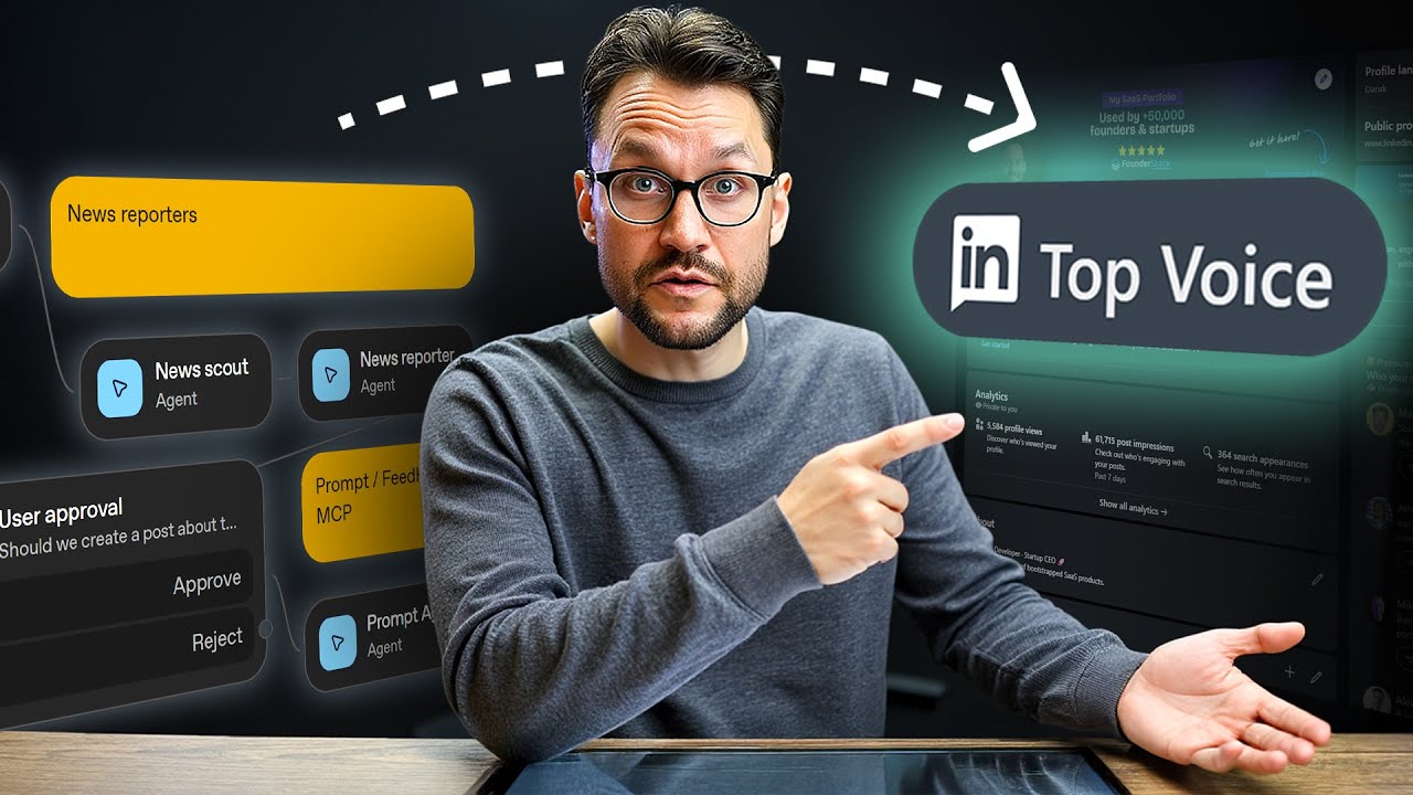 This AI agent makes you a Top Voice on social media (AgentKit + FeedHive MCP)