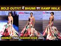 Bhumi Pednekar Looks Super Hot Walks The Ramp With Grace Bombay Times Fashion Week 2023
