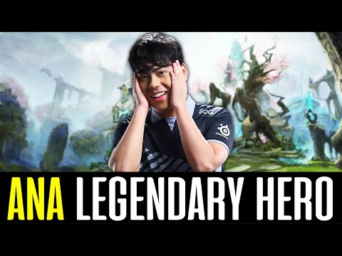 ANA with his LEGENDARY HERO - OG Signature DOTA 2