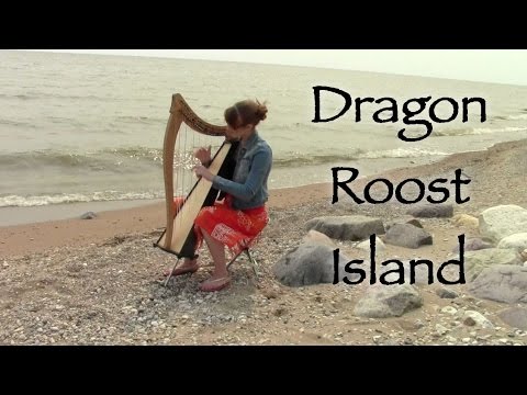 Dragon Roost Island - Harp Cover - Samantha Ballard ft. Rebecca Tripp