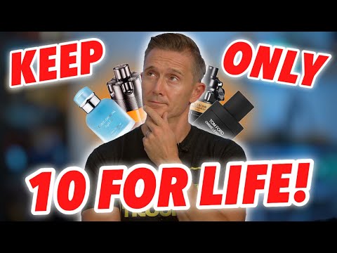 KEEP ONLY 10 DESIGNER FRAGRANCES FOR LIFE!
